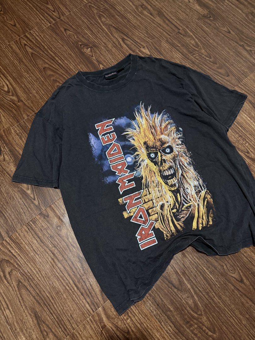 Vintage Iron Maiden Band Tee (Category: Tshirts & Polo Shirts ) located in Taguig. Submitted by shhhhselection (Listing ID 1469093653, Image 2). Description: “Vintage Iron Maiden Band Tee” XL Width - 24” Length - 28” Excellent Condition No Issue 598 Pesos Only!.
