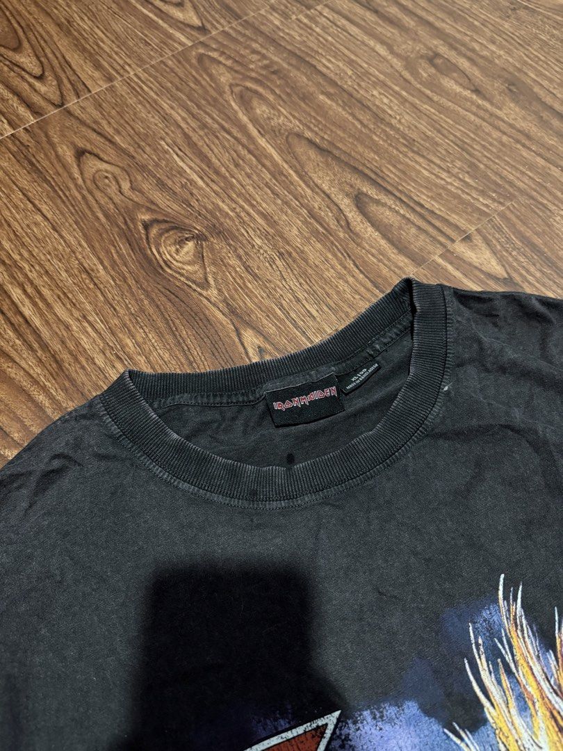 Vintage Iron Maiden Band Tee (Category: Tshirts & Polo Shirts ) located in Taguig. Submitted by shhhhselection (Listing ID 1469093653, Image 3). Description: “Vintage Iron Maiden Band Tee” XL Width - 24” Length - 28” Excellent Condition No Issue 598 Pesos Only!.