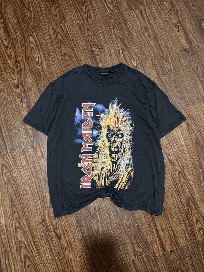 Vintage Iron Maiden Band Tee (Category: Tshirts & Polo Shirts ) located in Taguig. Submitted by shhhhselection (Listing ID 1469093653, Image 1). Description: “Vintage Iron Maiden Band Tee” XL Width - 24” Length - 28” Excellent Condition No Issue 598 Pesos Only!.