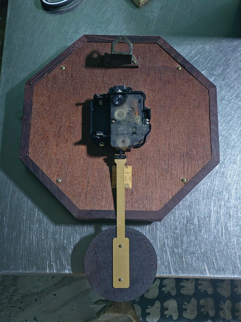 Vintage Japan Quartz Pendulum Wall Clock (Category: Clocks) located in Carmona. Submitted by tech_hub_cavite (Listing ID 1468964429, Image 2). Description: .