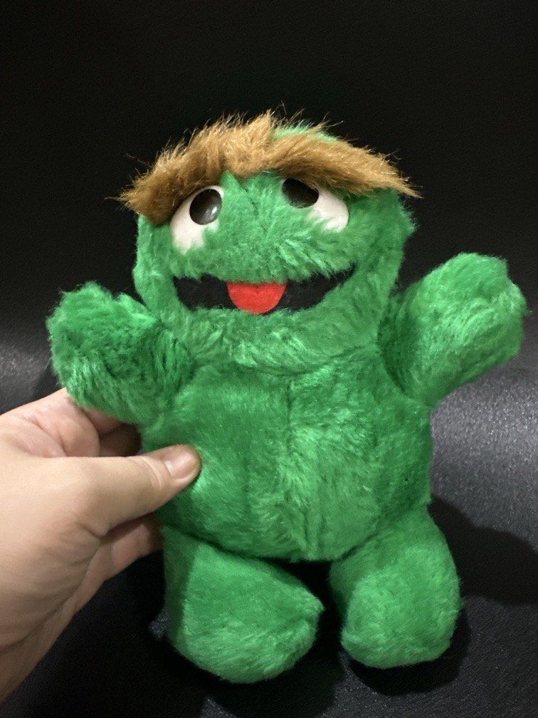 Vintage Oscar the Grouch plush (Category: Plushies & Soft Toys) located in Manila. Submitted by krystalchewey_ (Listing ID 1468975697, Image 1). Description: Bnew Actual Photo Posted 350php Sesame Street Vintage Collectible.