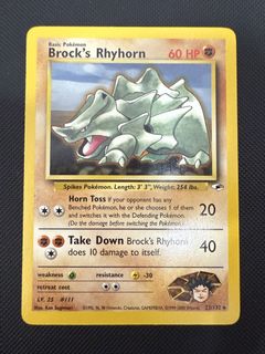 Vintage Pokemon Card Brock's Sandslash 36/132 Rare, Toys & Collectibles ...