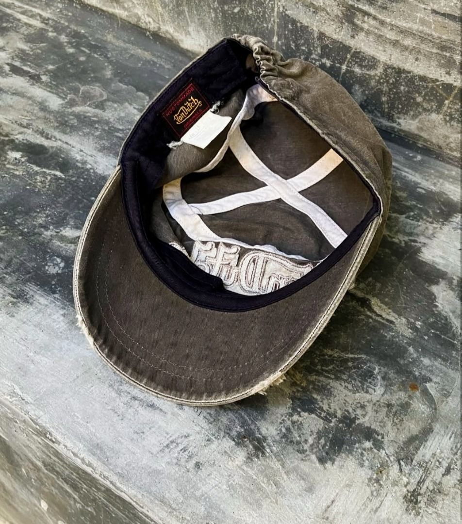 Von Dutch Y2k vintage distressed!!! (Category: Caps & Hats) located in Dimiao. Submitted by knsclothingapparel_2025 (Listing ID 1469088078, Image 2). Description: Von Dutch y2k vintage distressed adult size balikbayan box from USA!!! Dm for more details!!!.
