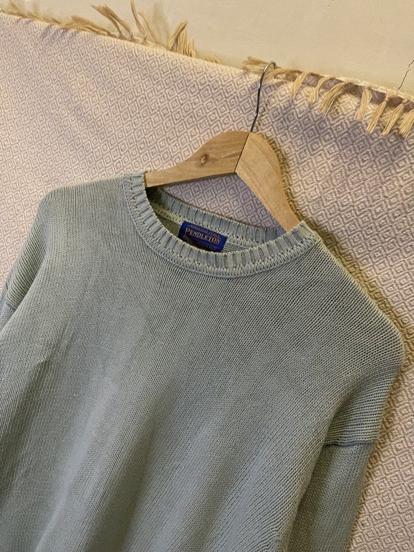 Vtg pendleton knitted sweater (Category: Coats, Jackets and Outerwear) located in Manila. Submitted by hypestock_mnl (Listing ID 1469131209, Image 2). Description: - stylish - perfect for casual wear - great fit - in good condition - minimal signs of usage - 9/10 - money worth! - see pics for details/issue.