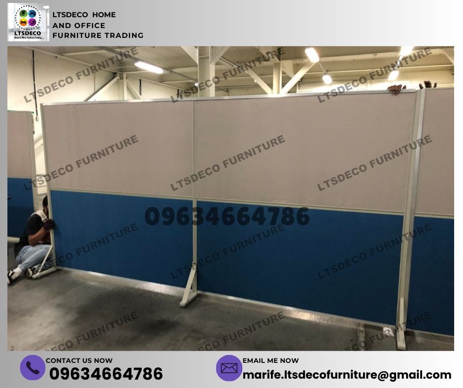 wall panel divider office partition furniture customized (Category: Office Furniture & Fixtures) located in Caloocan City. Submitted by cheska.ltsdeco (Listing ID 1468996017, Image 3). Description: 👉Are you looking for WORKSTATION, MODULAR CUBICLES OFFICE PARTITION, and OFFICE FURNITURE SUPPLIER? LTSDECO Furniture, is direct supplier, manufacturer, and trusted provider of high quality, affordable and durable modular office divider partition, hom