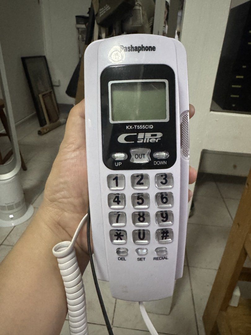 Wall-mounted Wired Telephone (Category: Other Gadgets) located in Las Pinas. Submitted by megalleon8 (Listing ID 1468937130, Image 1). Description: Wall-mounted wired telephone / landline.