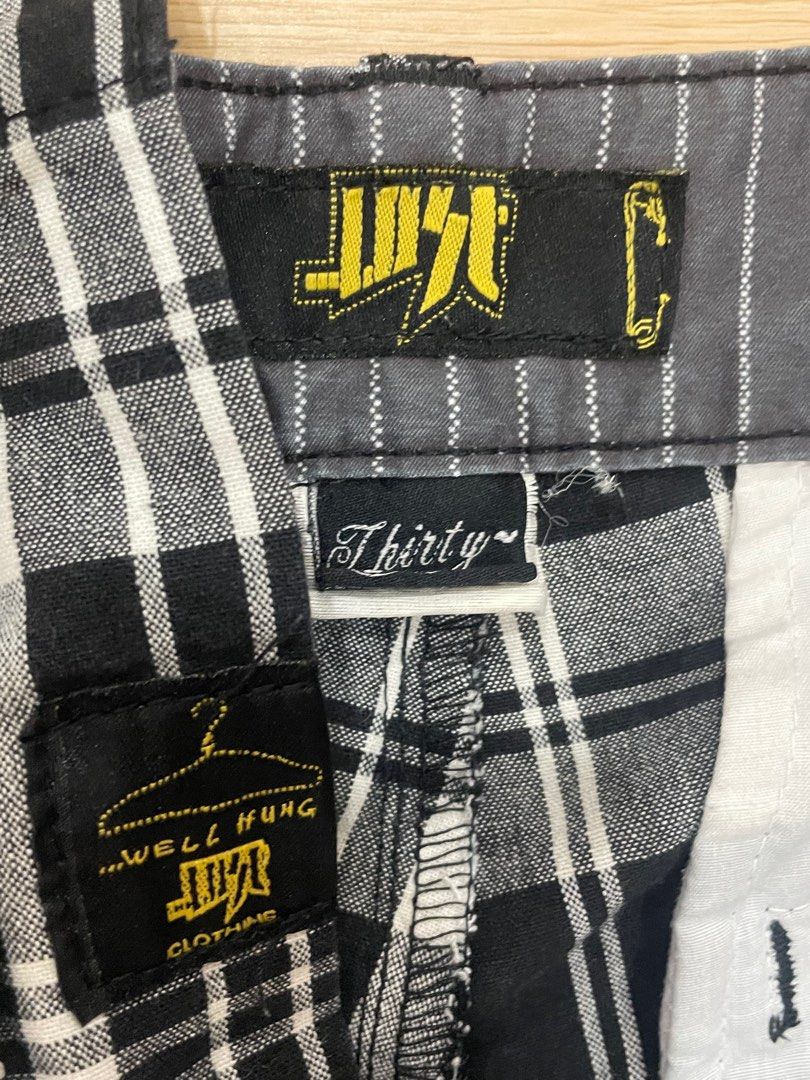 Well Hung Plaid Shorts (Category: Shorts) located in Manila. Submitted by bedlambuzz (Listing ID 1469083058, Image 2). Description: WYSIWYG ALL JEANS ARE USED BUT FULLY WEARABLE BUTTONS AND ZIPPERS INTACT MAY HAVE SLIGHT DISCOLORATION OR SMALL FLAWS.