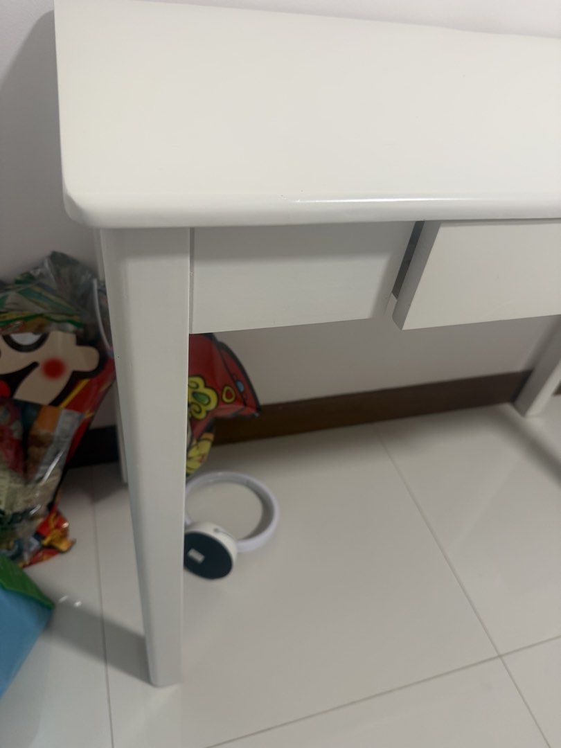 While table (Category: Tables & Sets) located in Singapore. Submitted by gocarolgo.shop (Listing ID 1469028456, Image 3). Description: Conditions new size is 100cm Self collect at my block Price are fix .