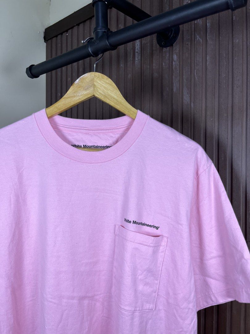 White Mountaineering Pocket Tee (Category: Tshirts & Polo Shirts ) located in Cabanatuan. Submitted by cabsygoods (Listing ID 1469061411, Image 2). Description: White Mountaineering Pocket Tee Authentic Width: 22 Length: 29 (Inches) Very good condition No issue Color rate 9/10 Dm to purchase! 📩.