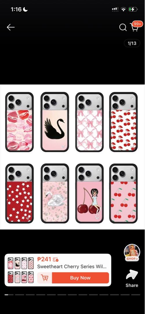 Wildflower Cases Pink (Category: Cases & Sleeves) located in Manila. Submitted by amberwinslow (Listing ID 1468973513, Image 1). Description: Available from iPhone 11 to iPhone 17 Pro max.