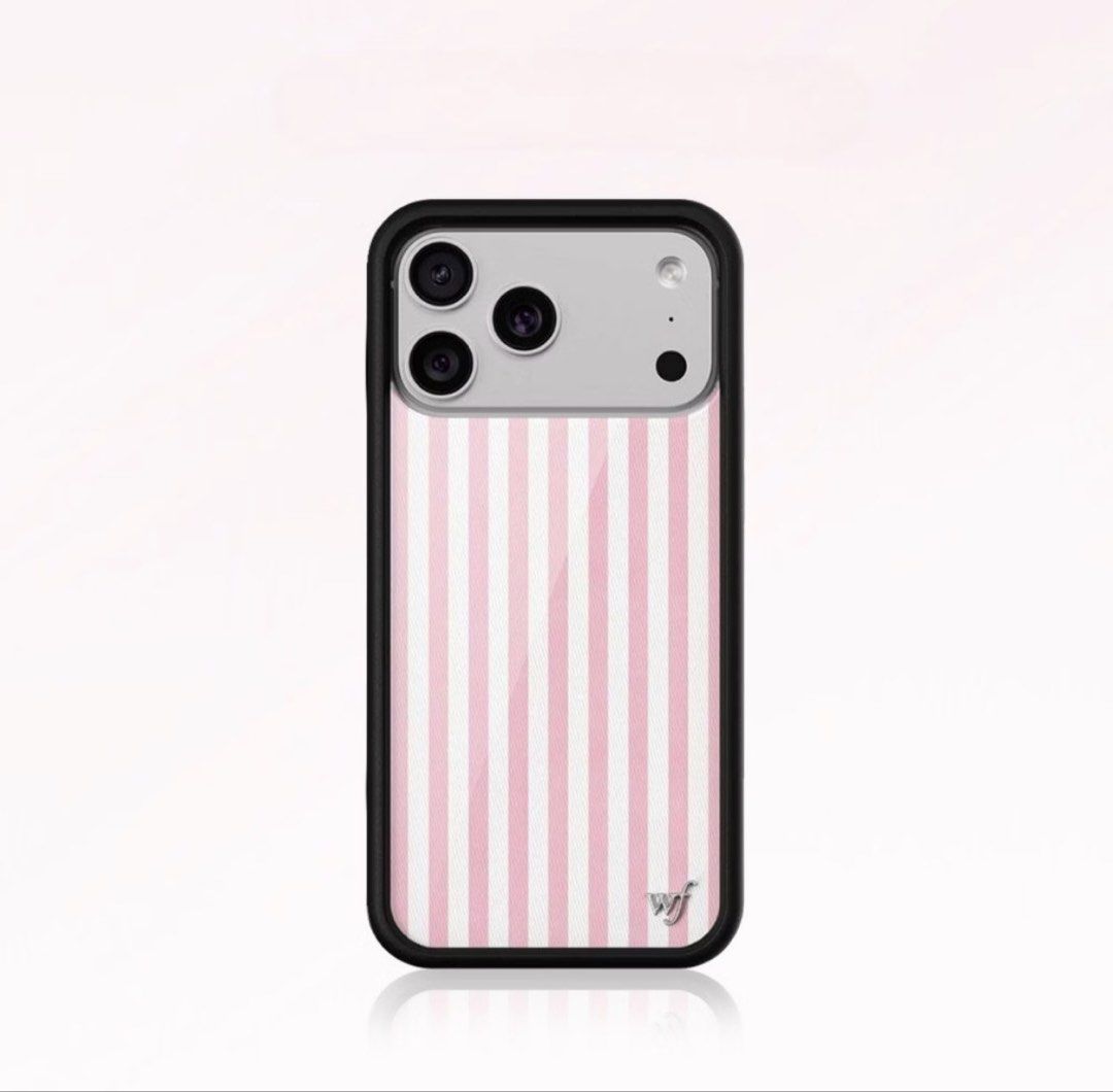 Wildflower Pink Striped Phone Case (Category: Cases & Sleeves) located in Manila. Submitted by amberwinslow (Listing ID 1468971898, Image 1). Description: Available from iPhone 11 to iPhone 17 Pro Max.