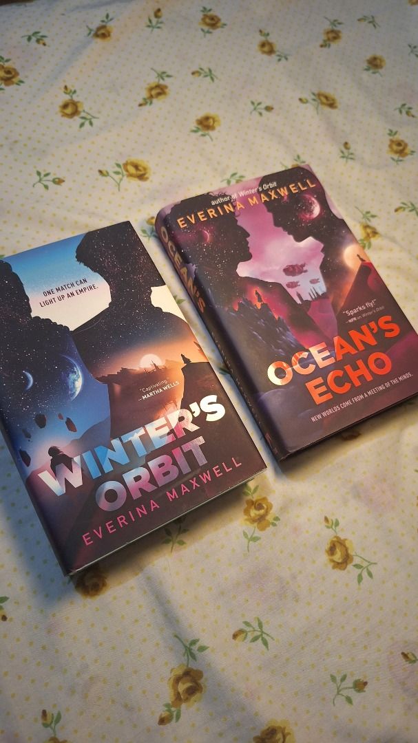 Winter's Orbit & Ocean's Echo - by Everina Maxwell (Category: Storybooks) located in Manila. Submitted by marcus_bookshop (Listing ID 1468968595, Image 1). Description: Winter's Orbit - 1600 Pesos Ocean's Echo - 1300 Pesos by Everina Maxwell (Queer Novel) - TAKE BOTH - - 2200 Pesos DM for more photos.