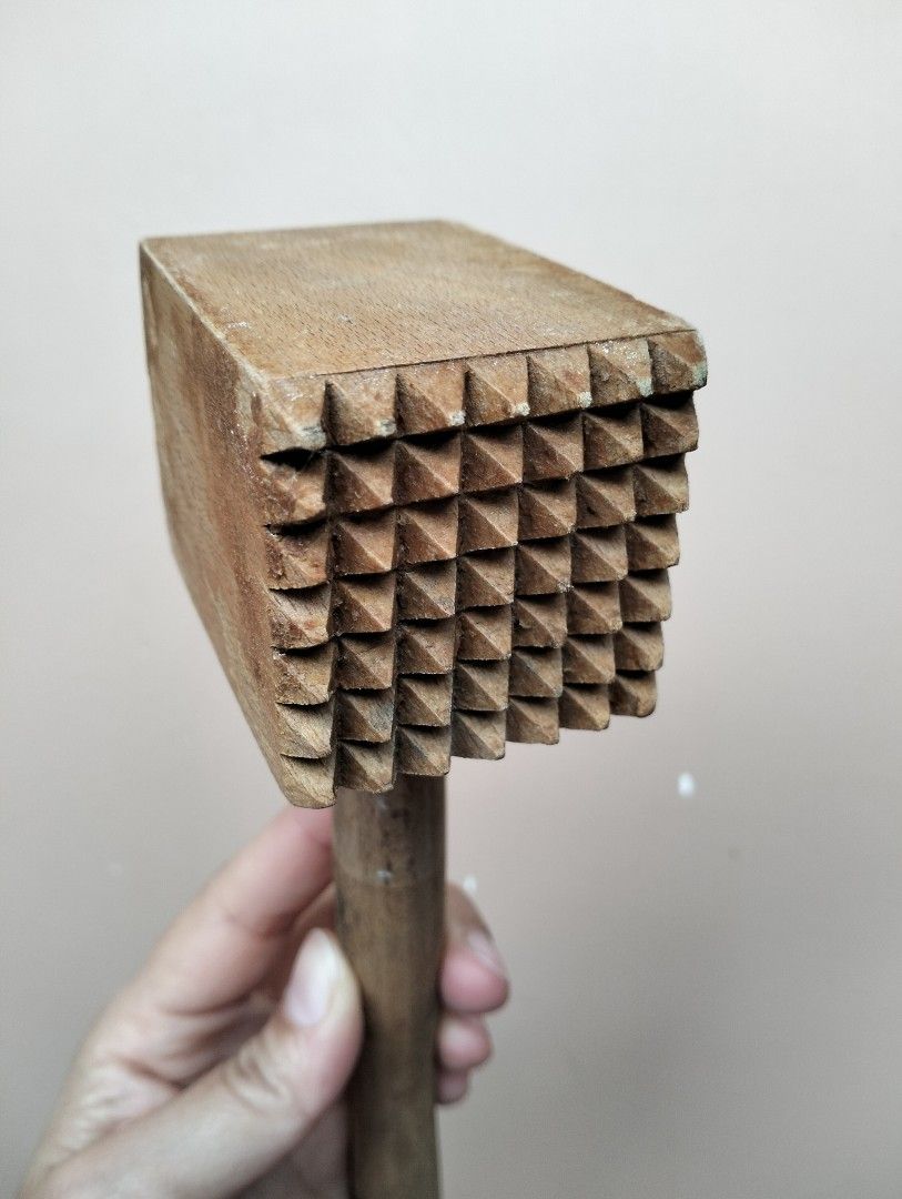 Wood Meat Tenderizer and Rolling Pin (Category: Other Kitchenware & Tableware) located in Baguio. Submitted by toys_of_yesteryear (Listing ID 1468991286, Image 2). Description: 📌loc. Baguio 📌 300.00 each ✅Rolling pin ✅Meat Tenderizer Japan surplus items Used Solid wood material Actual photos. Buy as is Mop: Gcash Mod: J&T.