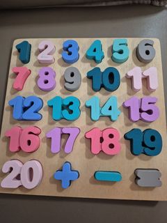 Wooden Number and Animal Maze Puzzle Toy Set, Toys & Collectibles, Toys ...