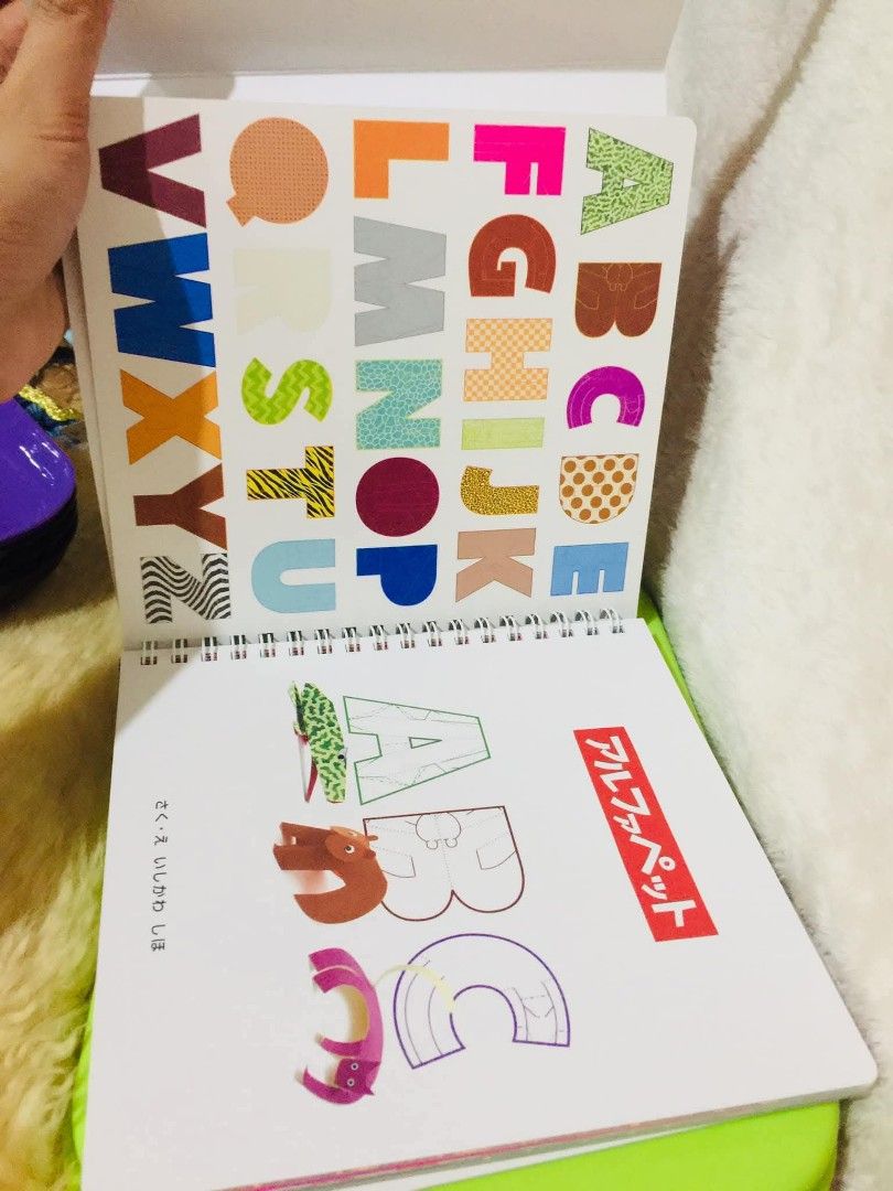 WORK×CREATE Alphabet Origami Book by Shiho Ishikawa (Category: Storybooks) located in Baguio. Submitted by izza_thrifty (Listing ID 1469157786, Image 3). Description: - Title: Japanese Alphabet Origami Book by Shiho Ishikawa - Publisher: Kokuyo S&T - Format: Convenient spiral-bound with colorful, step-by-step folding guides - Features: Learn to transform letters A to Z into fun animals and objects - Condition: Clean pages with minimal handling ma