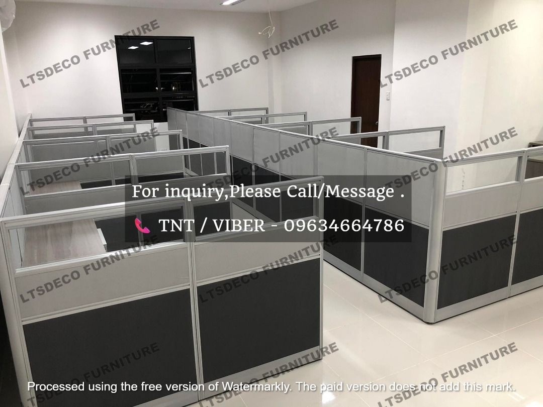 workstation table modular office partition furniture customized (Category: Office Furniture & Fixtures) located in Quezon City. Submitted by 09634664786 (Listing ID 1469008530, Image 1). Description: 👉Are you looking for WORKSTATION, MODULAR CUBICLES OFFICE PARTITION, and OFFICE FURNITURE SUPPLIER? LTSDECO Furniture, is direct supplier, manufacturer, and trusted provider of high quality, affordable and durable modular office divider partition, h
