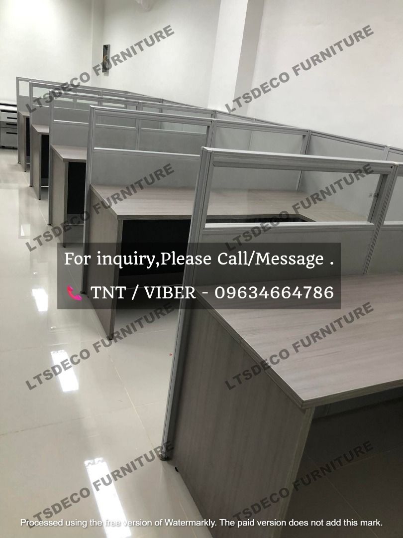 workstation table modular office partition furniture customized (Category: Office Furniture & Fixtures) located in Quezon City. Submitted by 09634664786 (Listing ID 1469008530, Image 2). Description: 👉Are you looking for WORKSTATION, MODULAR CUBICLES OFFICE PARTITION, and OFFICE FURNITURE SUPPLIER? LTSDECO Furniture, is direct supplier, manufacturer, and trusted provider of high quality, affordable and durable modular office divider partition, h