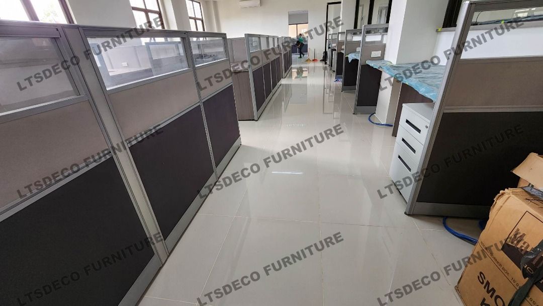 workstation tables cubicles office partition furnitures (Category: Office Furniture & Fixtures) located in Quezon City. Submitted by sandy444 (Listing ID 1469002846, Image 2). Description: 👉Are you looking for WORKSTATION, MODULAR CUBICLES OFFICE PARTITION, and OFFICE FURNITURE SUPPLIER? LTSDECO Furniture, is direct supplier, manufacturer, and trusted provider of high quality, affordable and durable modular office divider partition, home and off
