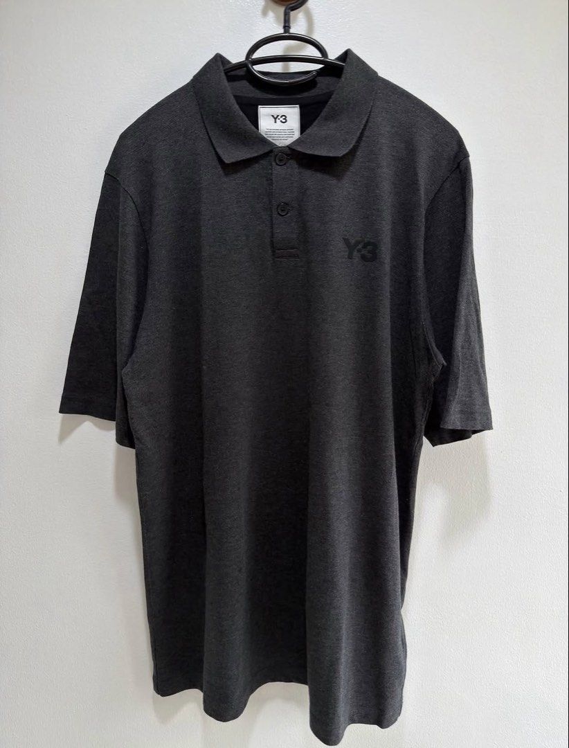 Y-3 Piqué Polo Shirt (Category: Tshirts & Polo Shirts ) located in Quezon City. Submitted by shoeplug.ph (Listing ID 1468964708, Image 1). Description: Y-3 Piqué Polo Shirt size Small / dimes 21x30 LIKE NEW CONDITION ₱1,800.