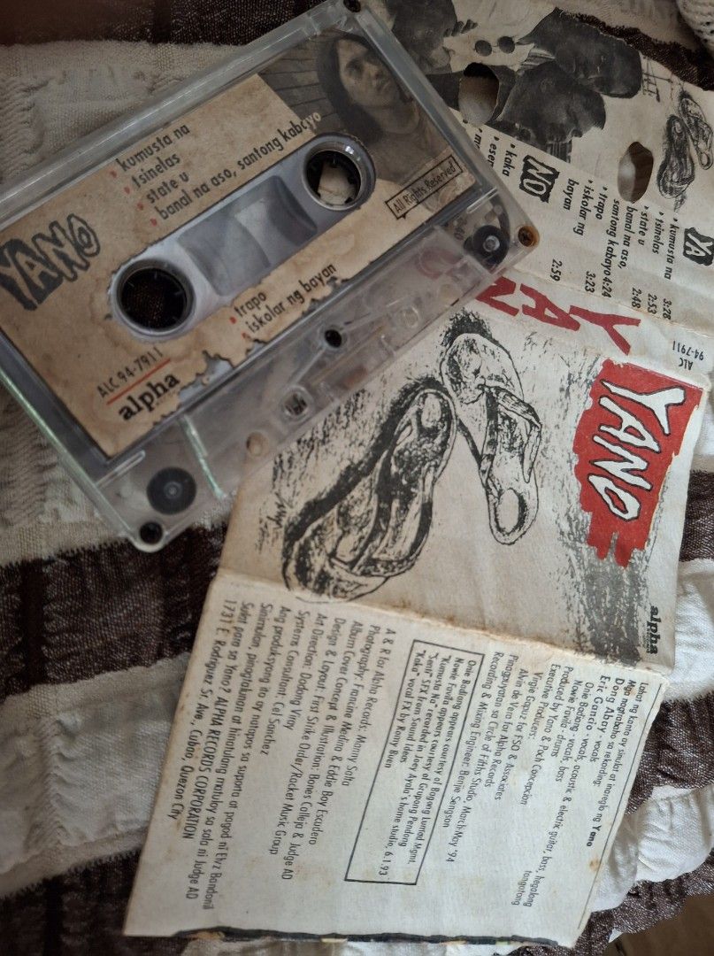 Yano cassette tape (Category: CDs & DVDs) located in Davao. Submitted by vintageklasiks (Listing ID 1468931827, Image 2). Description: .