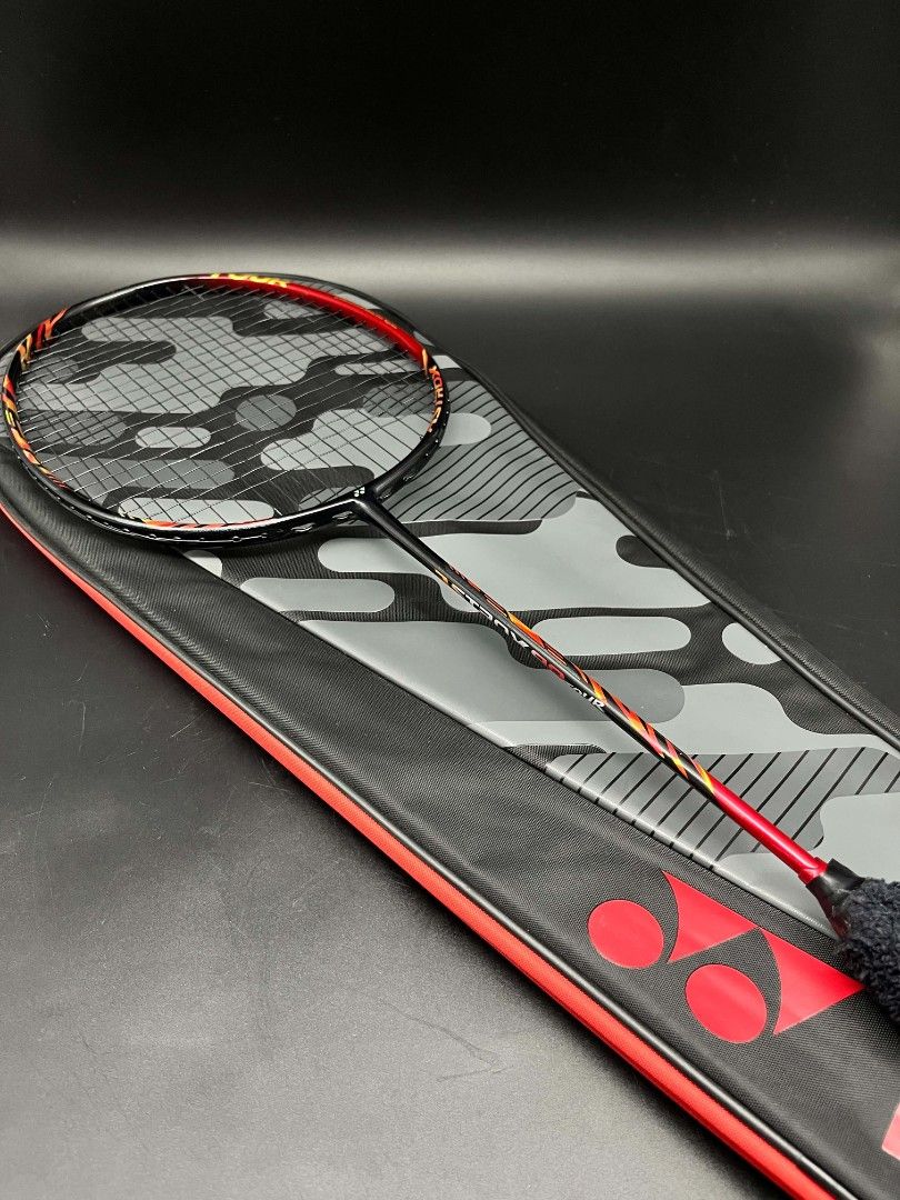Yonex Astrox 99 Tour Badminton Racket (Category: Racket and Ball Sports) located in Marikina City. Submitted by bebaleepbop (Listing ID 1468969290, Image 2). Description: For sale •Yonex Astrox 99 Tour (Racket and string) •Tour Variant made in taiwan *Almost Same as Pro variant String BG 66 ultimax - 24lbs •Minimal Scaratches •no dents paint chips (Never nauntog) (Never nabagsak) Originally bought for 14k (Chris sports Trinoma) Selling for 11.5k 