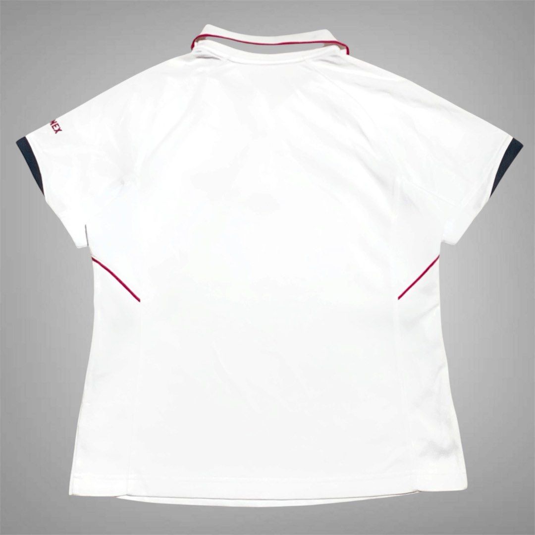 Yonex Drifit (Category: Activewear) located in Mabalacat. Submitted by stellargarments (Listing ID 1468977405, Image 2). Description: MUST GET! Length : 23 Width : 18 Condition : 9.5/10 Magandang maganda pa tela comfy burda all logos pati sa sleeve with complete yonex buttons very comfy & smooth na smooth pa! need wash fresh from bale.