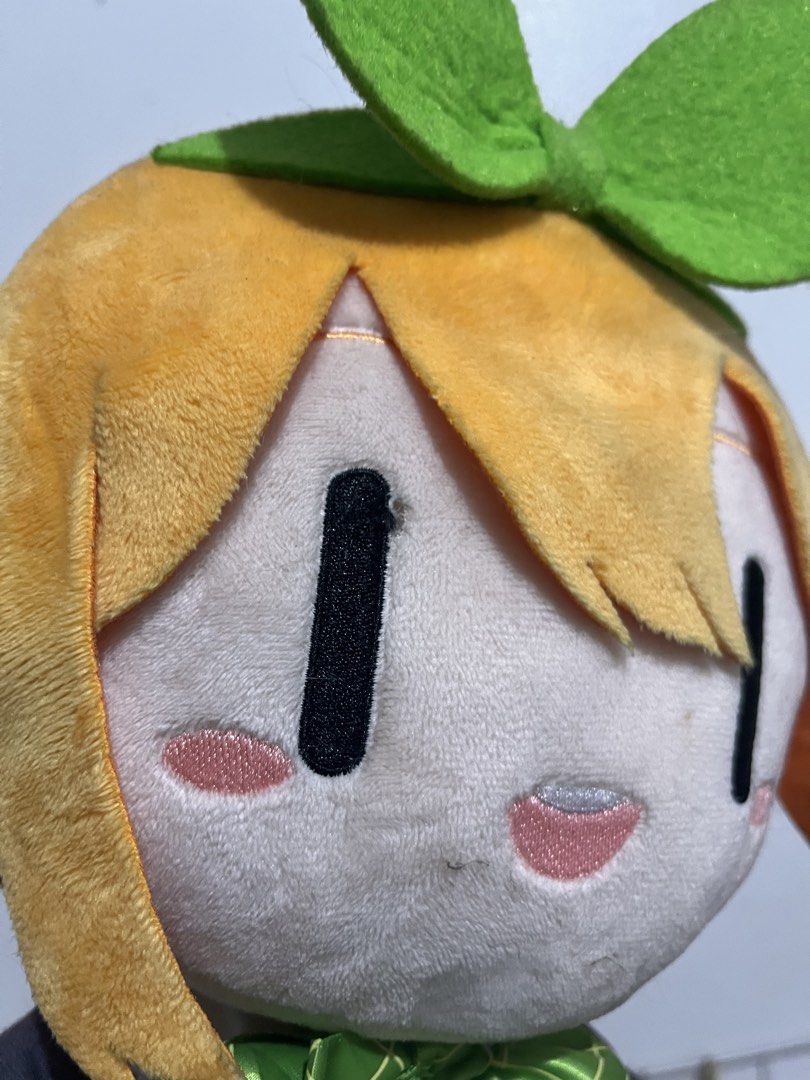 Yotsuba Quintissential Quintuplets Plush Doll (Category: Plushies & Soft Toys) located in Navotas City. Submitted by 1004rbhy (Listing ID 1469065810, Image 3). Description: SLIGHT ISSUE IN THE EYE PART OF THE PLUSH!! please note before purchasing Plush is also big.