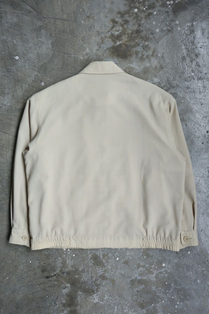 YSL - Vintage - Blouson Jacket (Category: Coats, Jackets and Outerwear) located in Manila. Submitted by graymatter_ (Listing ID 1468963324, Image 2). Description: YSL - Vintage - Blouson Jacket Tagged Size: (fits L) Condition: 9/10 Flaws: Faded Tags, Minor Stains on Sleeves Material: Polyester Dimensions Length: 26.5 Width: 24 Shoulder: 21 Sleeve: 22.5.