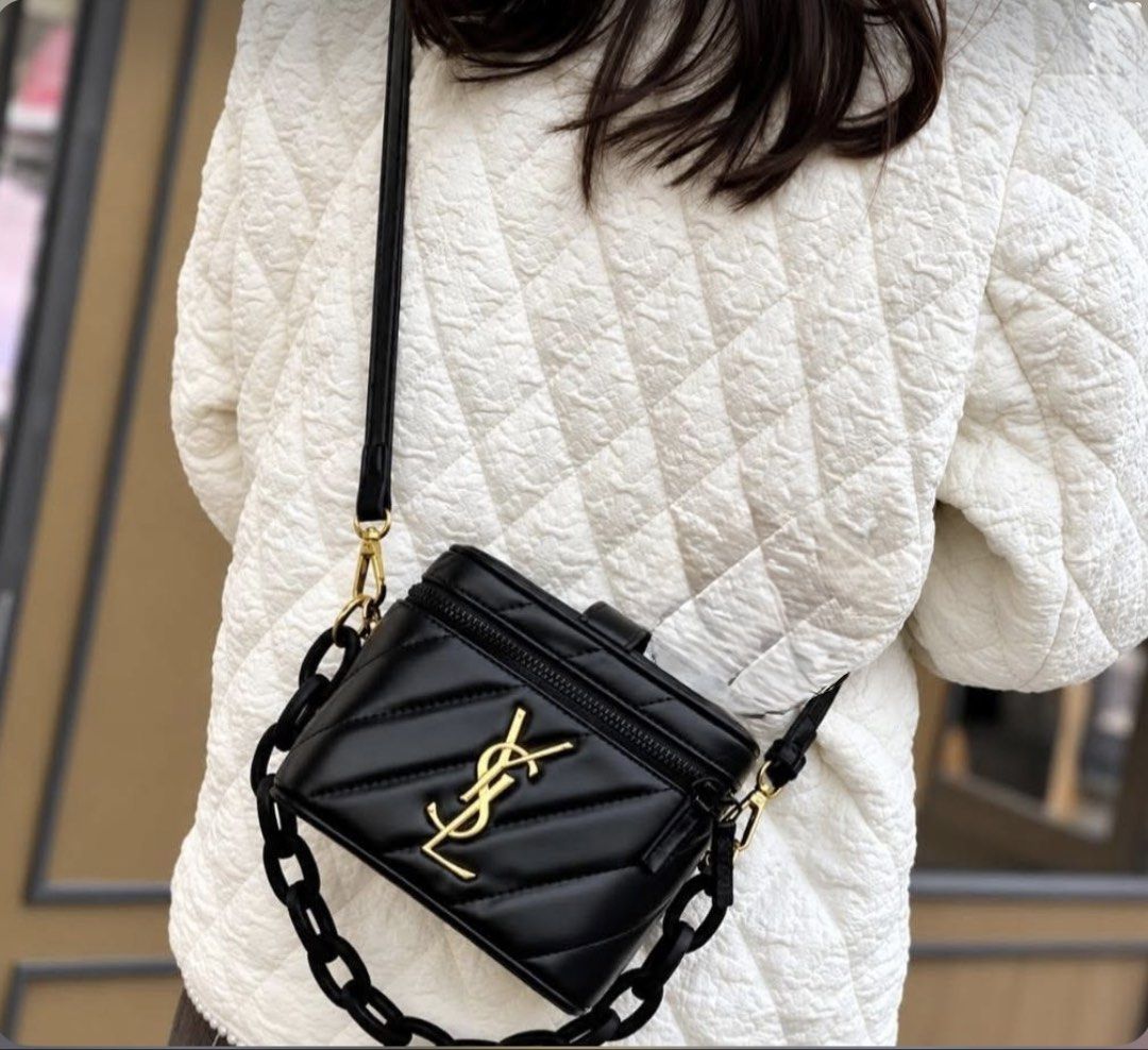 Ysl vanity bag (Category: Shoulder Bags) located in Caloocan City. Submitted by thylina_west24 (Listing ID 1469149219, Image 2). Description: ✨ RESTOCKING AGAIN! ✨ The super chic YSL Vanity Bag is back! 🖤😍 Elegant, classy, and perfect for adding a touch of luxury to your everyday look. 🎁 Comes with box & paper bag! Hurry and grab yours while stocks last! Limited supplies only, so don’t miss out! 🛍️✨ 💖 Exclusively at Chic Cosmetic Crush Bouti