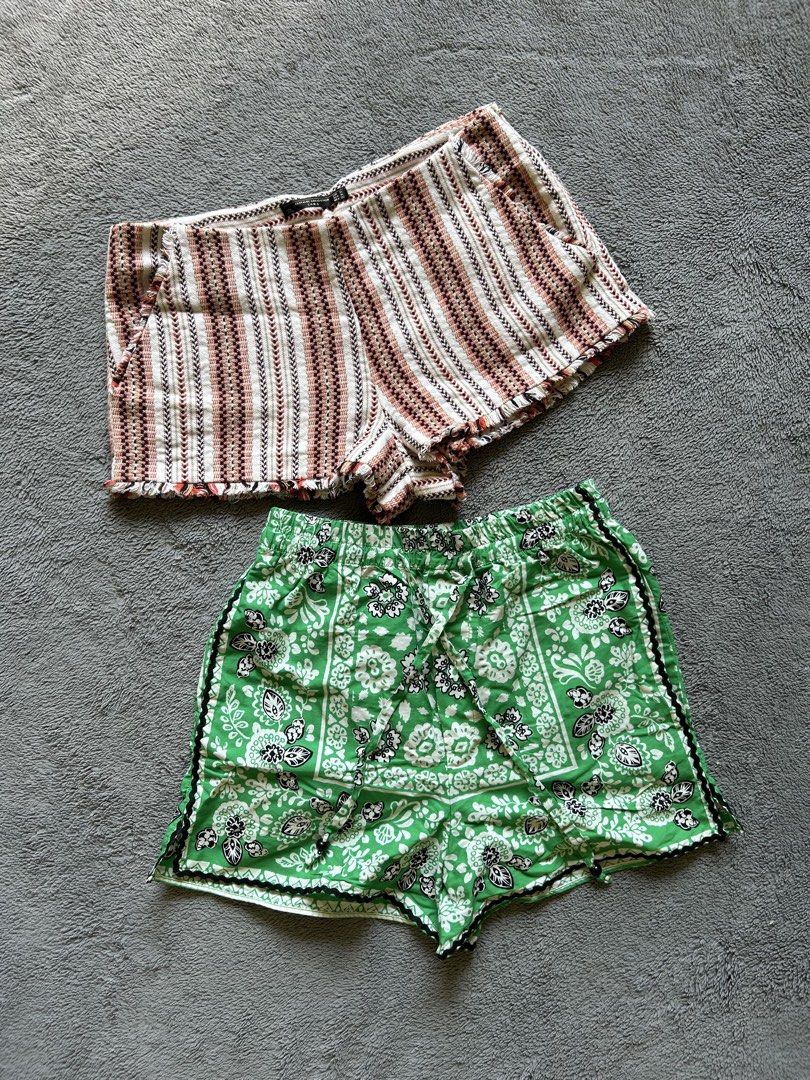 Zara 2 pcs short Sold as set (Category: Shorts) located in Quezon. Submitted by duculanjay (Listing ID 1468934446, Image 1). Description: Both fit small to medium No flaw Add sf.
