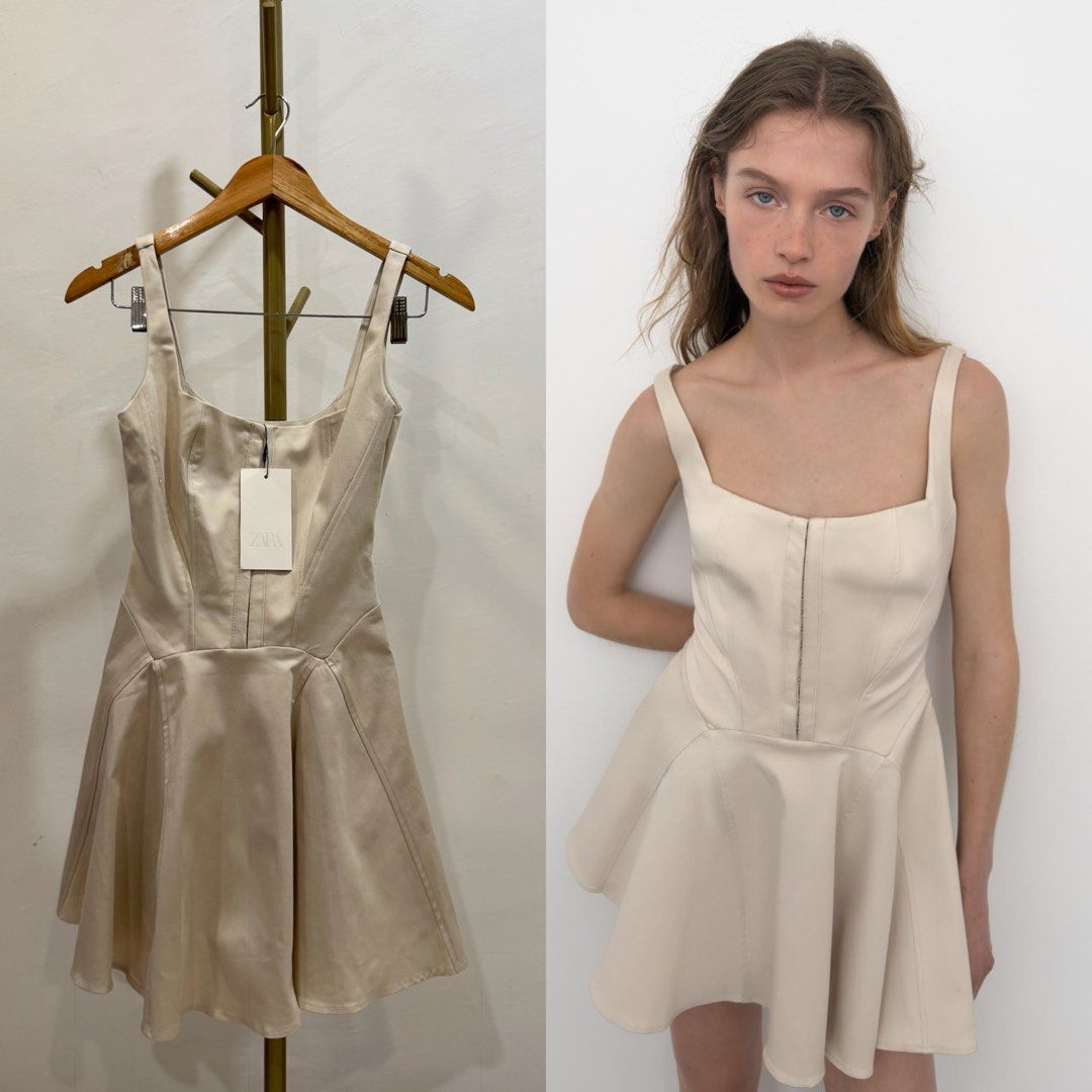 Zara Dress (Category: Dresses) located in Quezon City. Submitted by shopper_xoxo (Listing ID 1469033138, Image 1). Description: Brand new with tag 😊 📦 From Zara Japan 🚚 On hand and ready to ship MOP: GCash and BPI Shipping starts at ₱65 only ✨ .