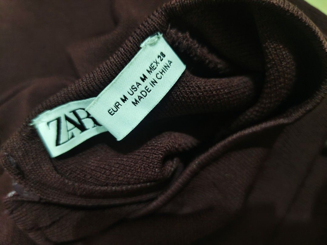 ZARA dress size M (Category: Dresses) located in Zamboanga. Submitted by ckealia (Listing ID 1468941053, Image 2). Description: good as new stretchable knitted fabric size medium no flaws not ukayukay preloved.