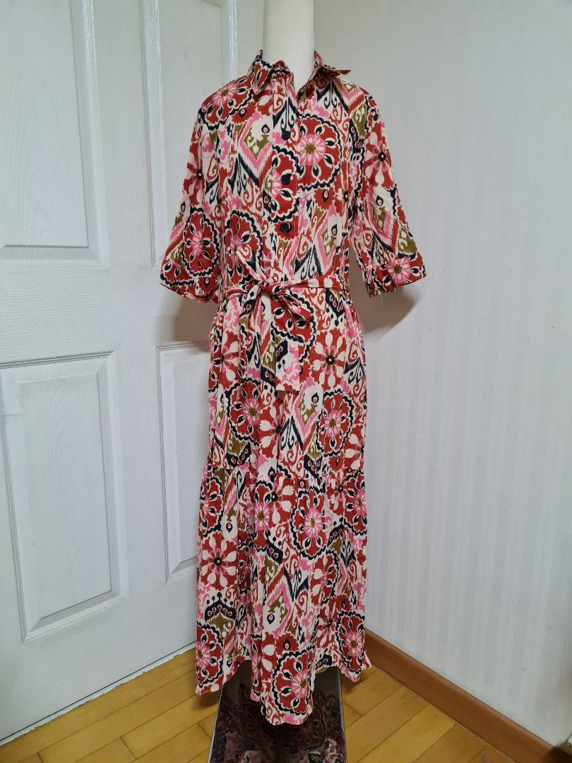 Zara Printed Dress (Category: Dresses) located in Baguio. Submitted by k_style_co_preloved (Listing ID 1469160977, Image 3). Description: ON SALE! SALE! SALE! 🎉 ✨ SALE GUIDELINES ✨ 📌 Fixed Price Only – All sale items are offered at their final prices. No haggling or further negotiations, please. ❤️ 📏 Flat-Lay Measurements: waist: length: 🔎 Flaws/Remarks: Authentic zara 💯. Preloved im good condition 9/10 💸 PAYMENT METHOD: bank transfer, gcas