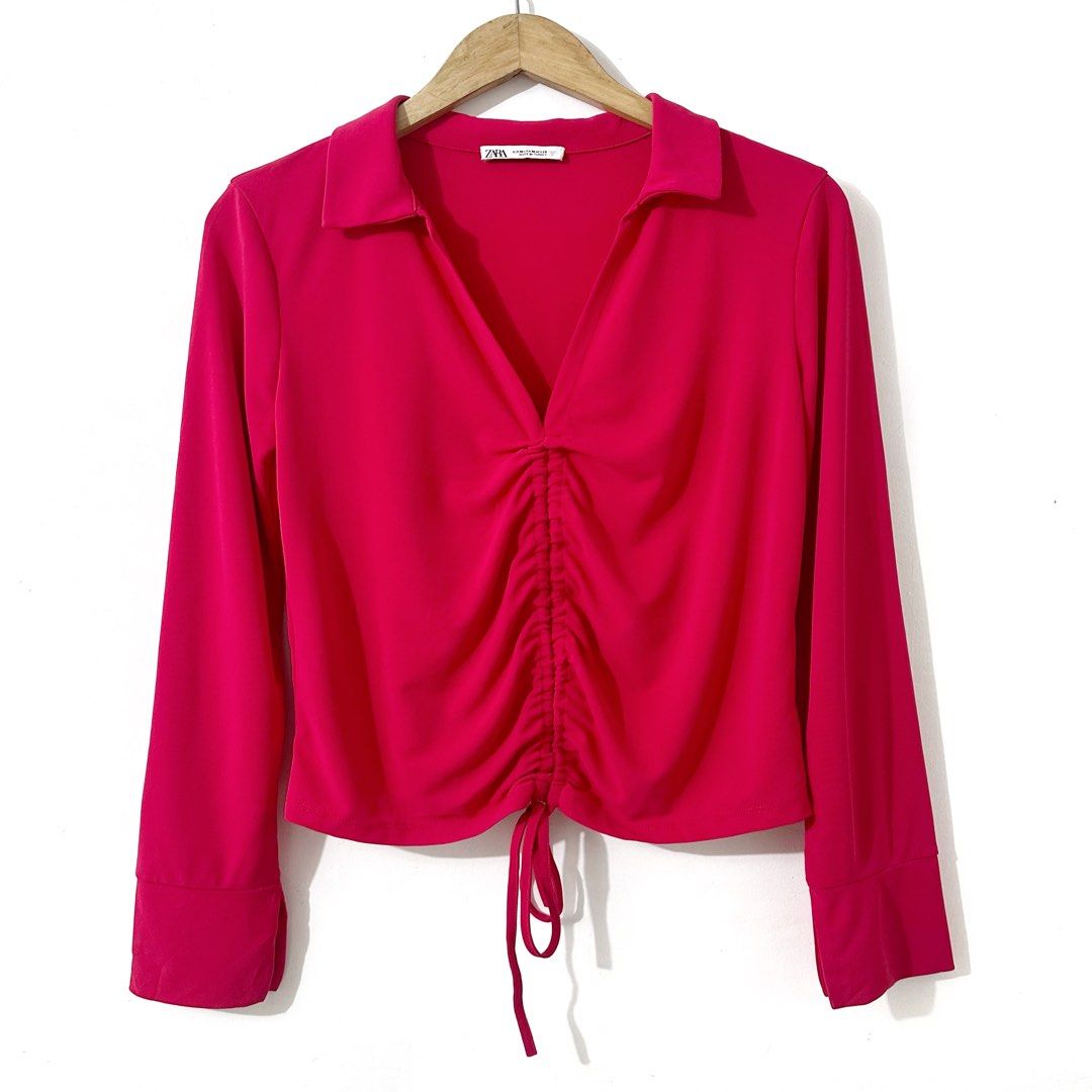 Zara Runched Top (Category: Blouses) located in Taguig. Submitted by intransitforyou (Listing ID 1469126464, Image 1). Description: .