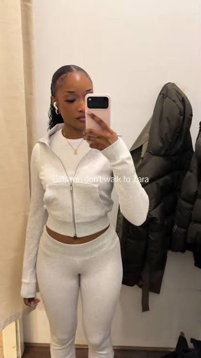 Zara Tracksuit Set Coords (Category: Sets or Coordinates) located in Binan City. Submitted by kelly529 (Listing ID 1469109447, Image 1). Description: Brand new without tags/cut tags Last price posted. No haggling.