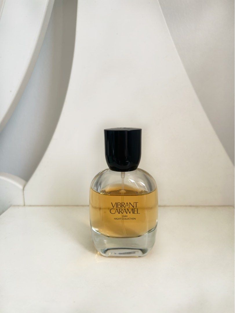 Zara Vibrant Caramel Night Collection Perfume (Category: Fragrance & Deodorants) located in Lemery. Submitted by castoffs_ (Listing ID 1469064217, Image 1). Description: - Authentic Zara Vibrant Caramel (Night Collection) - Volume: Around 3/4 full (bottle only, no box) - Scent Profile: Sweet, warm, and cozy amber - Best for: Evening wear or everyday use - Reason for selling: Decluttering fragrance collection.