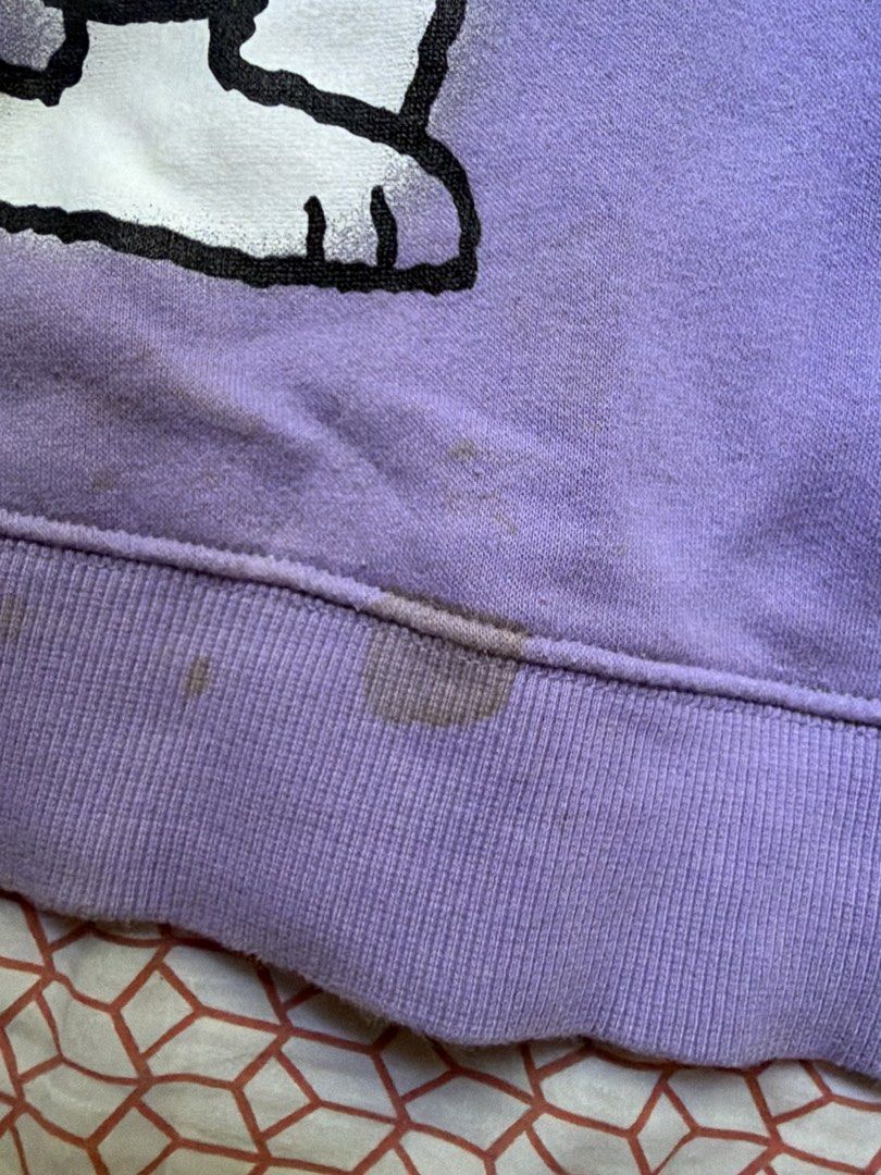 Zara X Peanuts Snoopy Purple Sweatshirt (Category: Coats, Jackets and Outerwear) located in Manila. Submitted by lovedbyina_190606 (Listing ID 1469003608, Image 2). Description: .