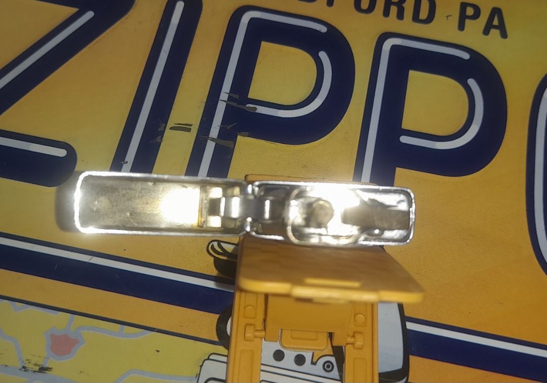 Vintage Zippo Slim Custom Oakley lighter (Category: Vintage Collectibles) located in San Pedro. Submitted by taberna_carpe_diem (Listing ID 1468998325, Image 3). Description: VIntage Zippo Slim in High polished chrome finish w/ custom Oakley ellipse design. W/ case date Jan 1994,insert date Jan 1987. No box, shipping c/o buyer. .