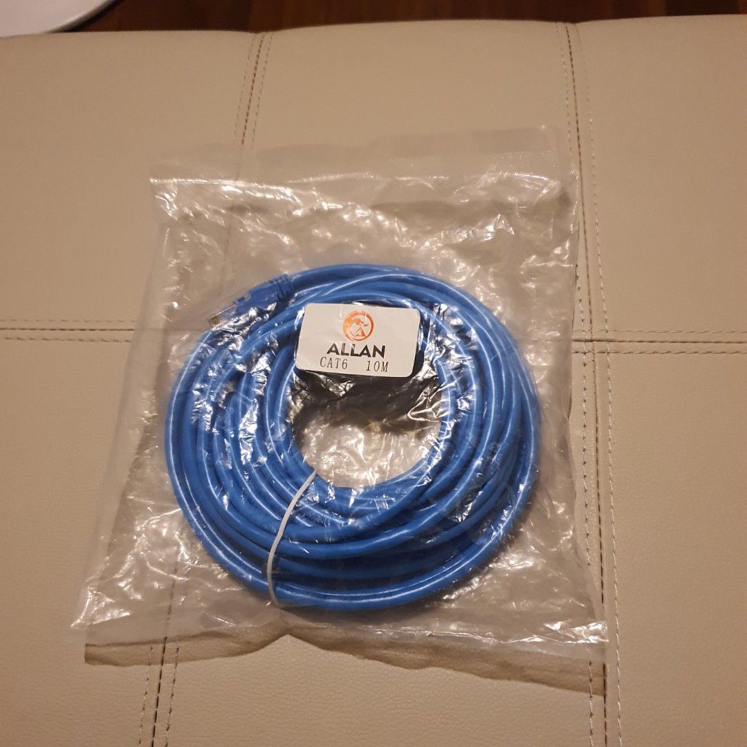 10m cat 6 ethernet lan cable (Category: Craft Supplies & Tools) located in Pasig City. Submitted by last_price_posted (Listing ID 1465480940, Image 3). Description: .
