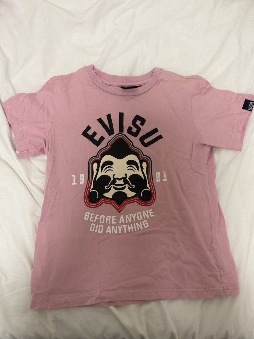 2000s y2k evisu baby top pink (Category: Shirts) located in Antipolo. Submitted by sophsooph (Listing ID 1465426794, Image 2). Description: .