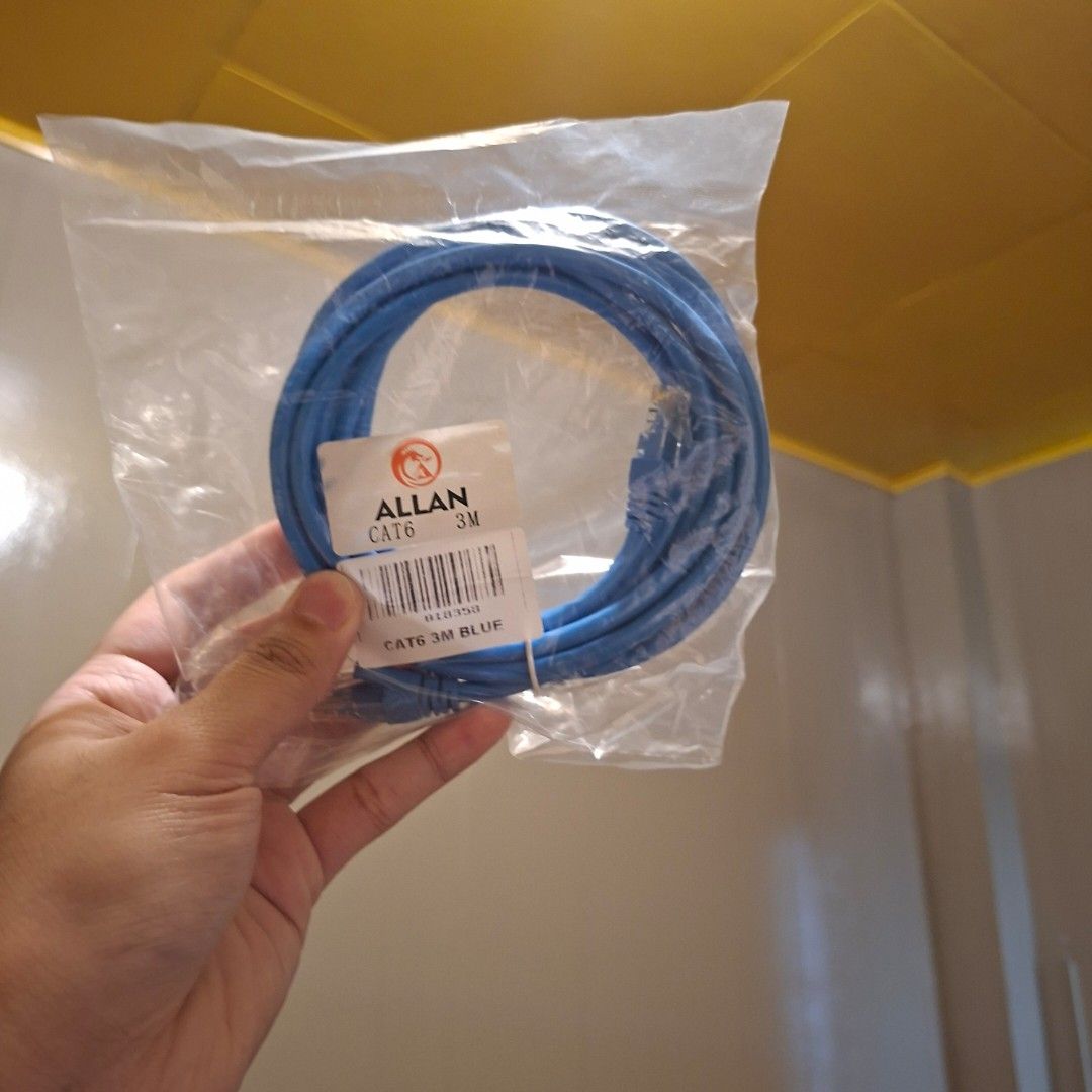 3m cat 6 ethernet lan cable (Category: Craft Supplies & Tools) located in Pasig City. Submitted by last_price_posted (Listing ID 1465481057, Image 3). Description: .