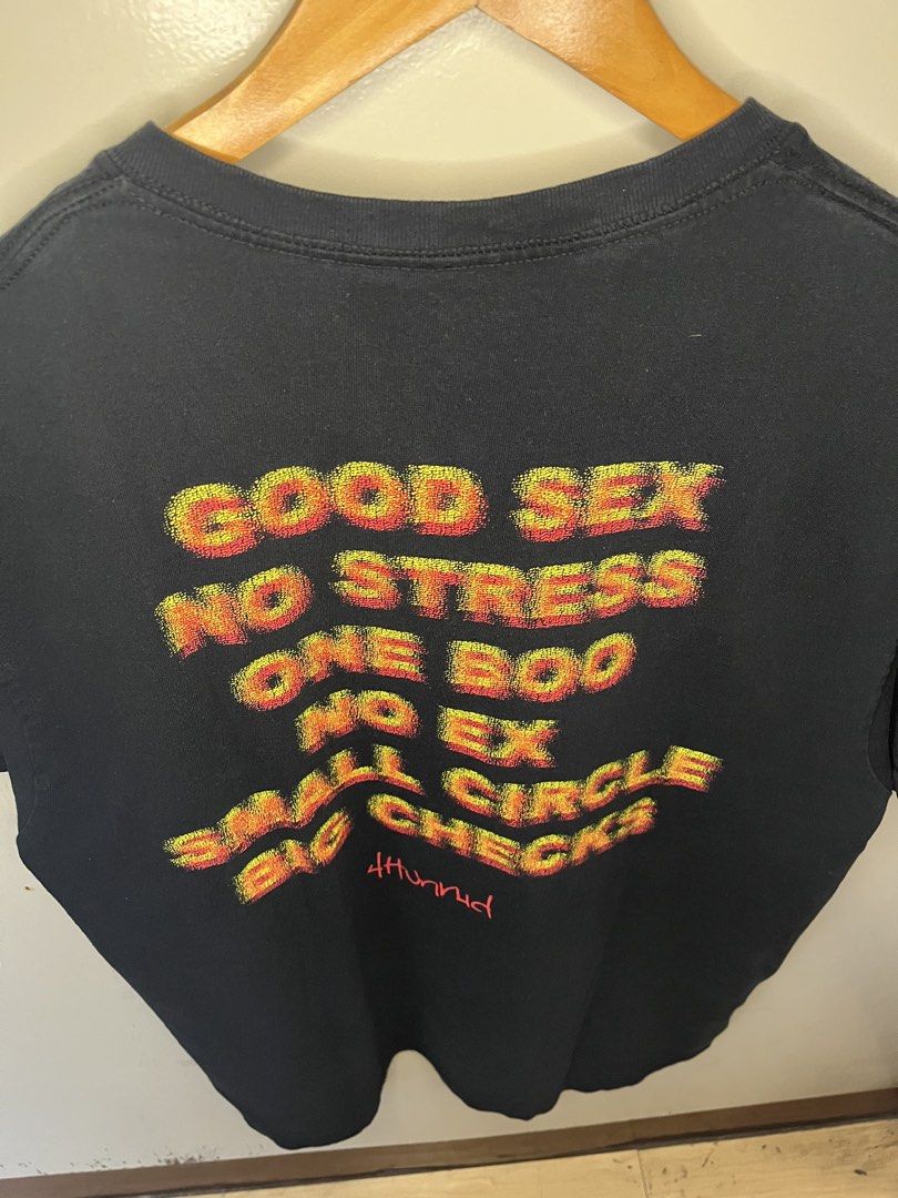 4Hunnid Tee (Category: Tshirts & Polo Shirts ) located in Baguio. Submitted by ezrab. (Listing ID 1465494545, Image 1). Description: 4hunnid 22*28 9/10 color rate Negotiable .
