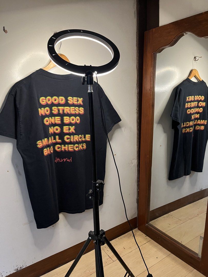 4Hunnid Tee (Category: Tshirts & Polo Shirts ) located in Baguio. Submitted by ezrab. (Listing ID 1465494545, Image 2). Description: 4hunnid 22*28 9/10 color rate Negotiable .