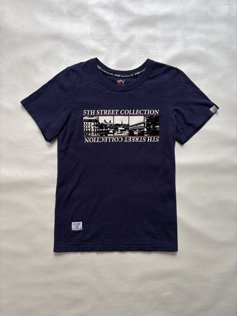 5th Street Collection Graphic Tee (Category: Tshirts & Polo Shirts ) located in Tacurong. Submitted by kmthrift19 (Listing ID 1465401924, Image 1). Description: 5th Street Collection Graphic Tee ‎ ‎Dimes: W18.5×L25 ‎Condition: Excellent ‎Color rate: 9/10 ‎Size on tag: Medium ‎Issue: None.
