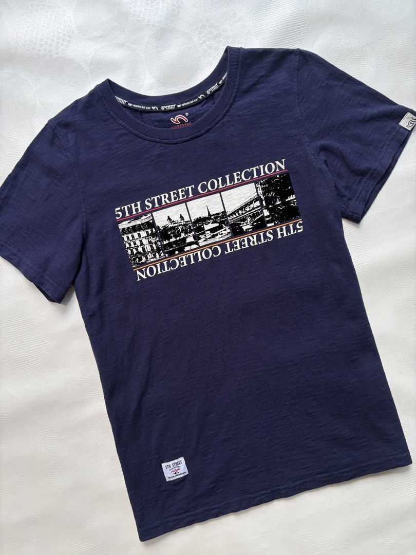 5th Street Collection Graphic Tee (Category: Tshirts & Polo Shirts ) located in Tacurong. Submitted by kmthrift19 (Listing ID 1465401924, Image 2). Description: 5th Street Collection Graphic Tee ‎ ‎Dimes: W18.5×L25 ‎Condition: Excellent ‎Color rate: 9/10 ‎Size on tag: Medium ‎Issue: None.