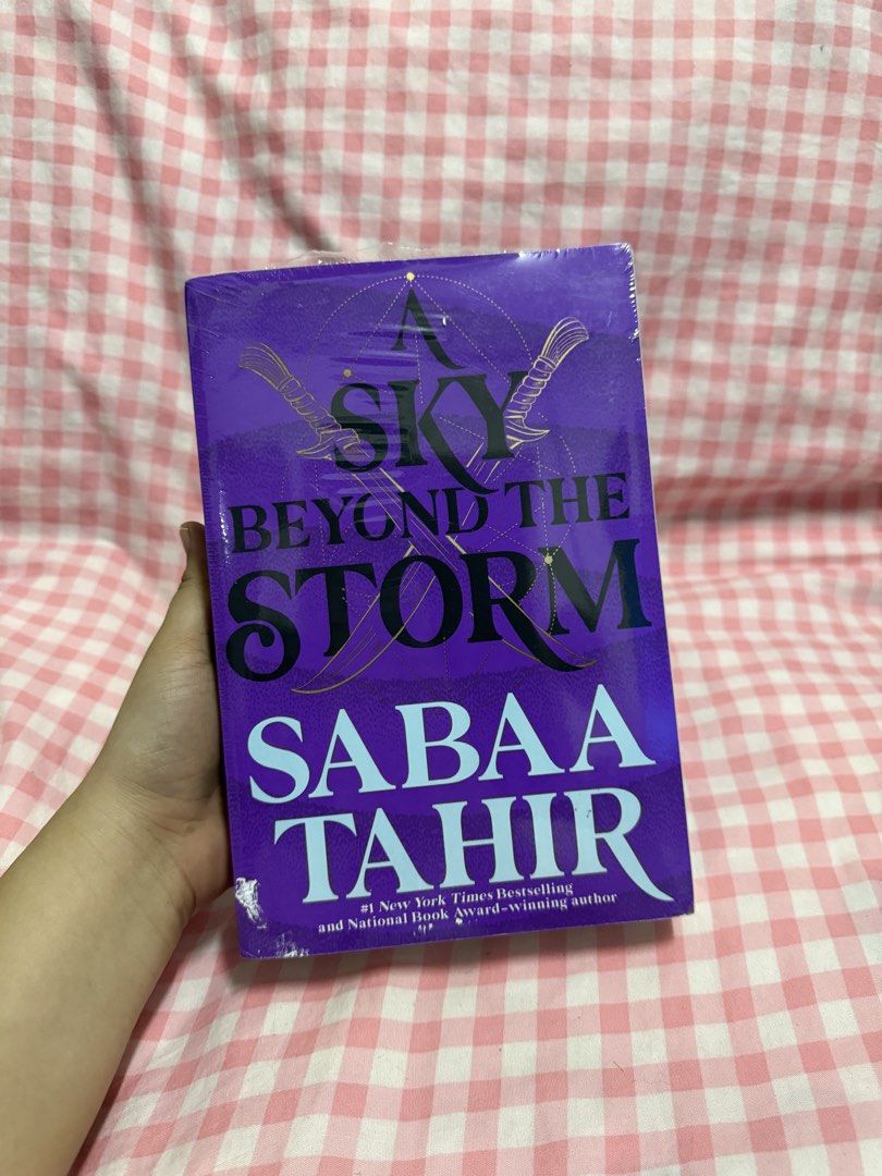 A Sky Beyond the Storm by Sabaa Tahir (Category: Storybooks) located in Calauan. Submitted by itsmeshereadss (Listing ID 1465501812, Image 1). Description: - brand new sealed US COPY - minimal discoloration on open seal part.