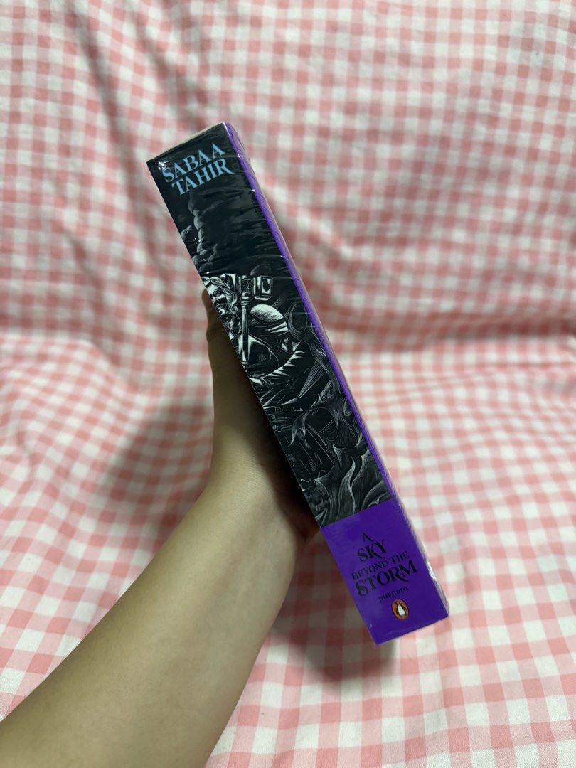 A Sky Beyond the Storm by Sabaa Tahir (Category: Storybooks) located in Calauan. Submitted by itsmeshereadss (Listing ID 1465501812, Image 2). Description: - brand new sealed US COPY - minimal discoloration on open seal part.