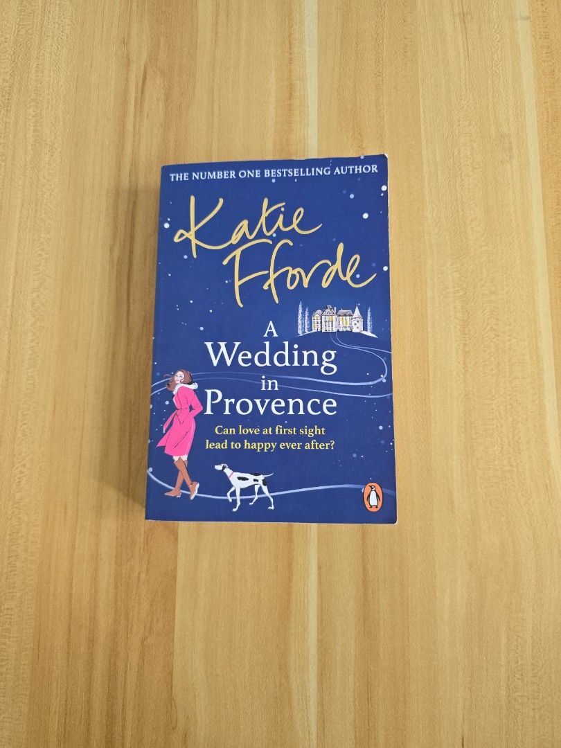 A Wedding in Provence by Katie Fforde (Category: Storybooks) located in Trece Martires City. Submitted by closette.ph (Listing ID 1465387160, Image 1). Description: 💌 click photos to view full item - genre : romance/chick lit - personal preloved books - has signs of usage.