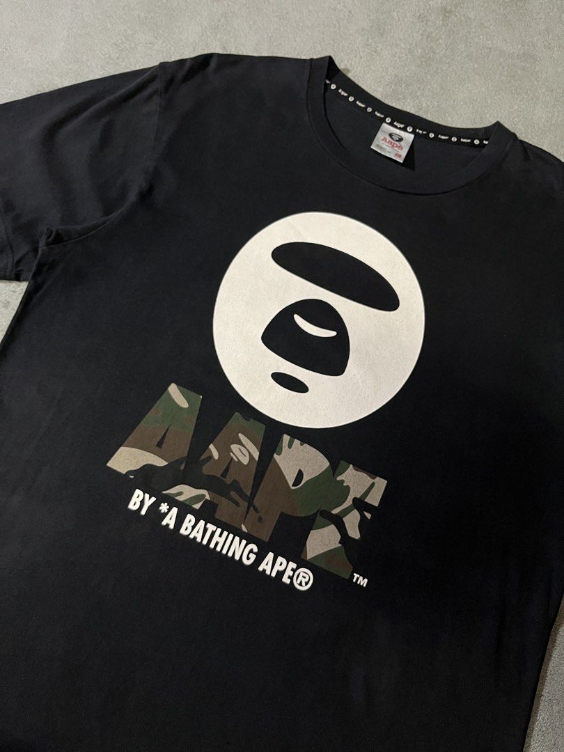 Aape by Bathing ape (Category: Formal Shirts) located in Marilao. Submitted by thriftyy_69 (Listing ID 1465433095, Image 2). Description: conditions: 9/10 Flaws: hairlines on print Dimes: 22x28 AUTHENTIC .
