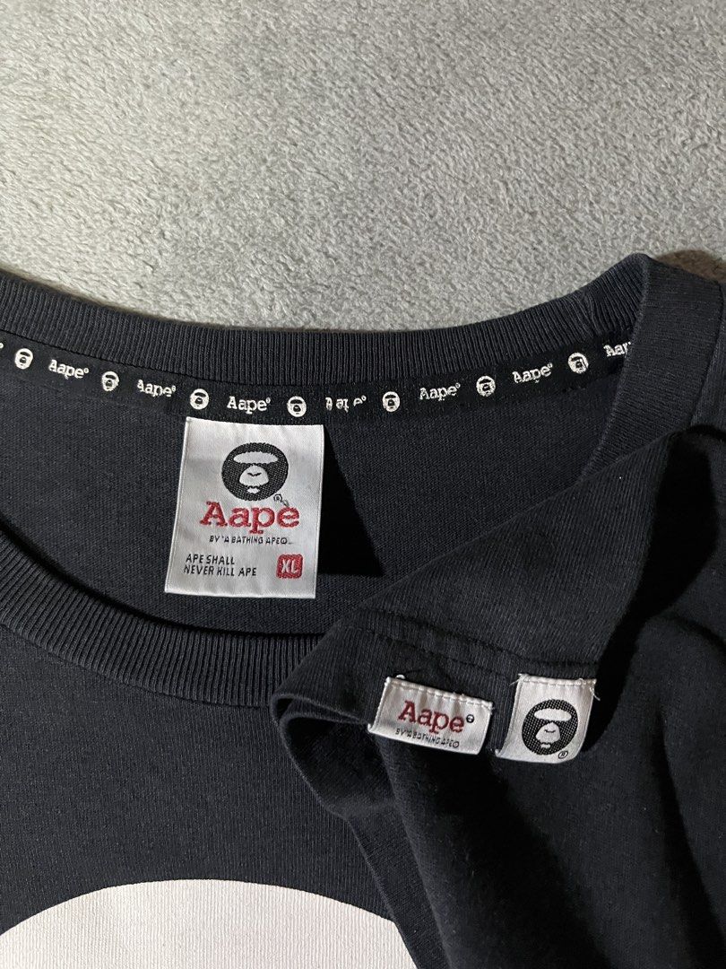 Aape by Bathing ape (Category: Formal Shirts) located in Marilao. Submitted by thriftyy_69 (Listing ID 1465433095, Image 3). Description: conditions: 9/10 Flaws: hairlines on print Dimes: 22x28 AUTHENTIC .